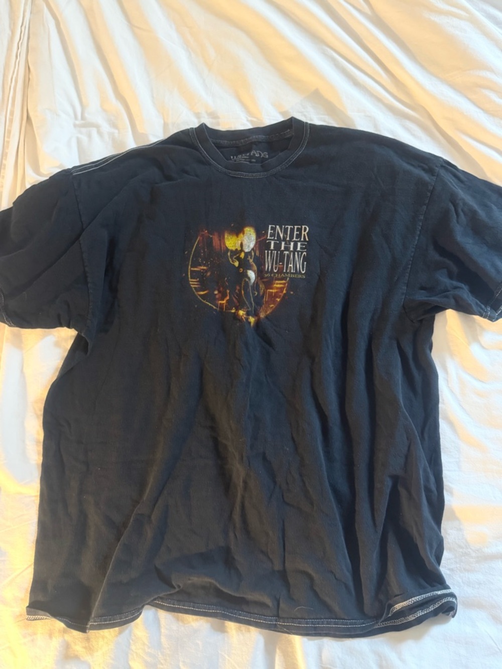 Oversized Wu-Tang Black Graphic Tee